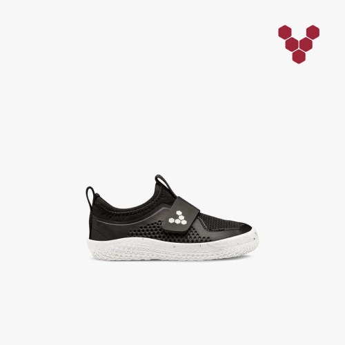 Vivobarefoot Primus Sport II Svart Joggesko Barn [4-HBUA]